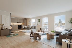 Aktivitet og vekst i Valdres. 14 Lind. Interiør